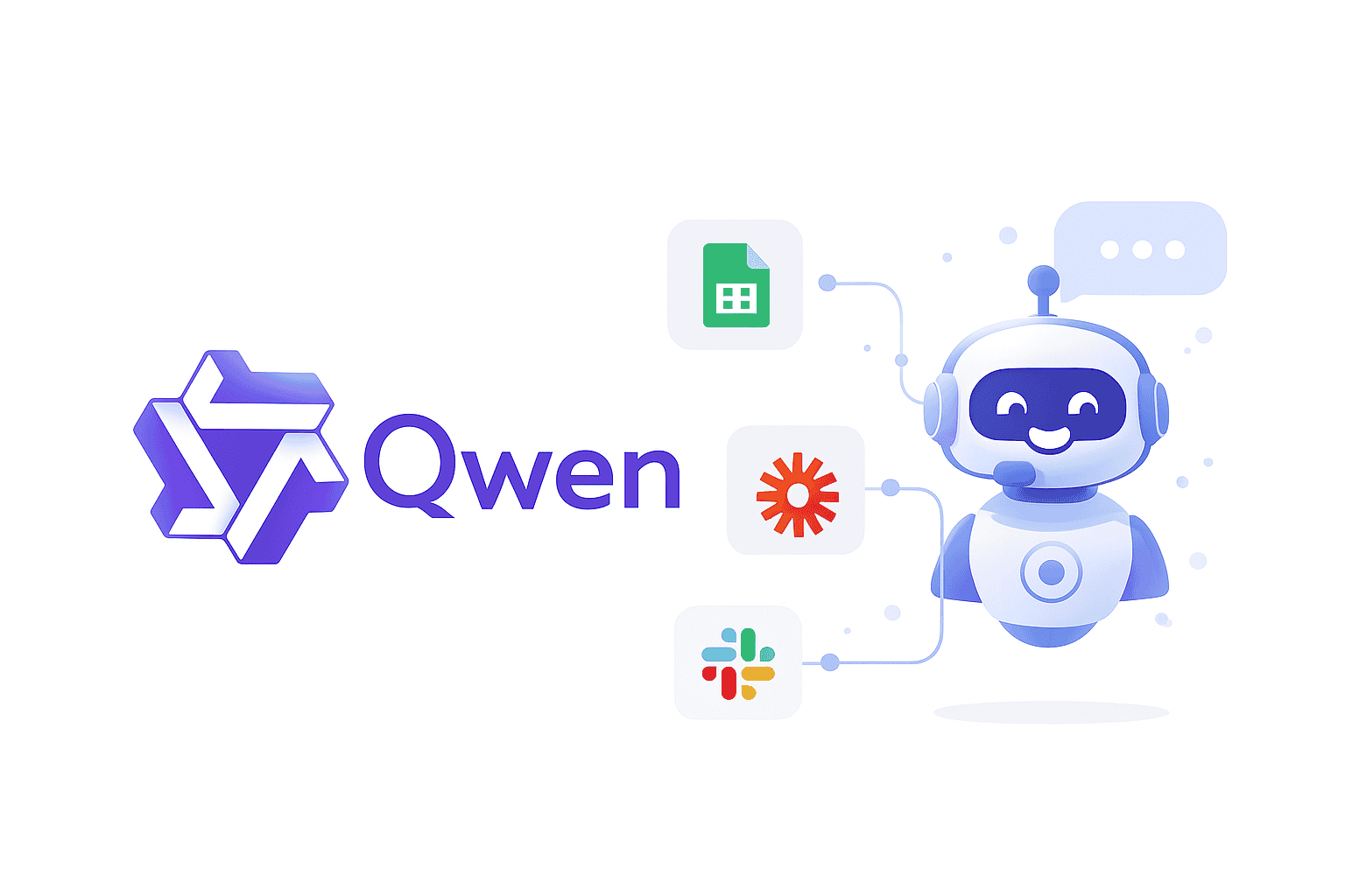 How to Integrate Qwen AI with Google Sheets, Zapier, and Slack